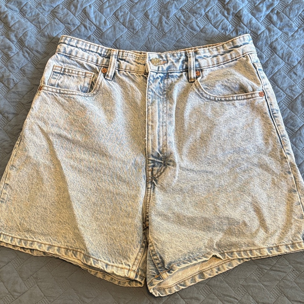 Zara Light Blue Jean Shorts